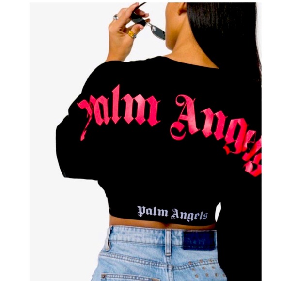 Palm Angels Tops - PALM ANGELS CROP TOP